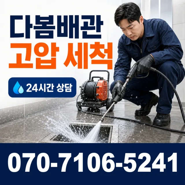 경북 의성군 단촌면 경북대로 배관고압세척 상담 이미지 4